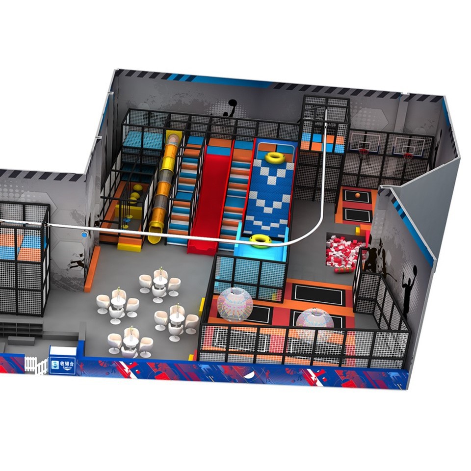small sport trampoline park 